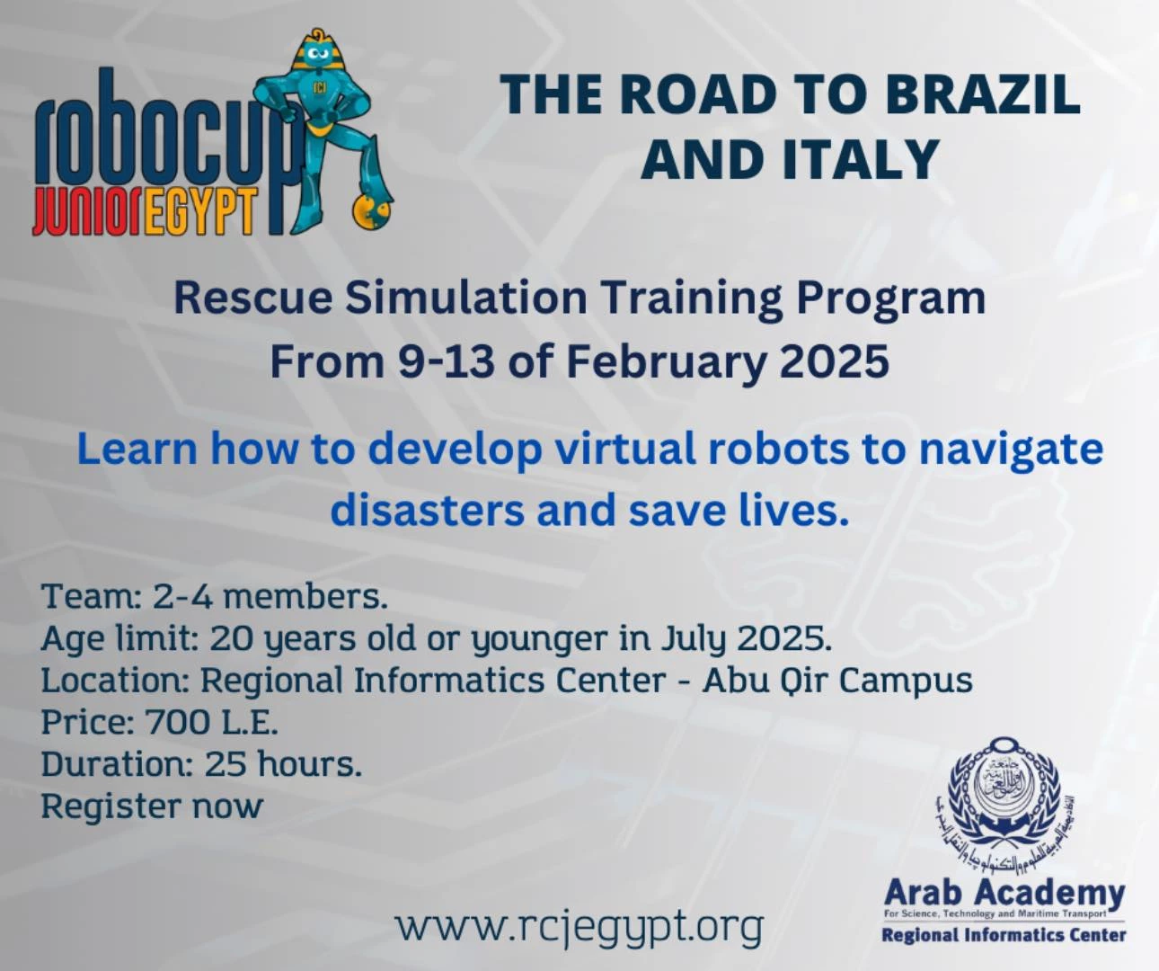 Robocup trainig 2025