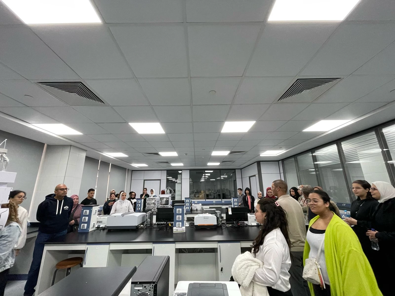 students' visit to central lab