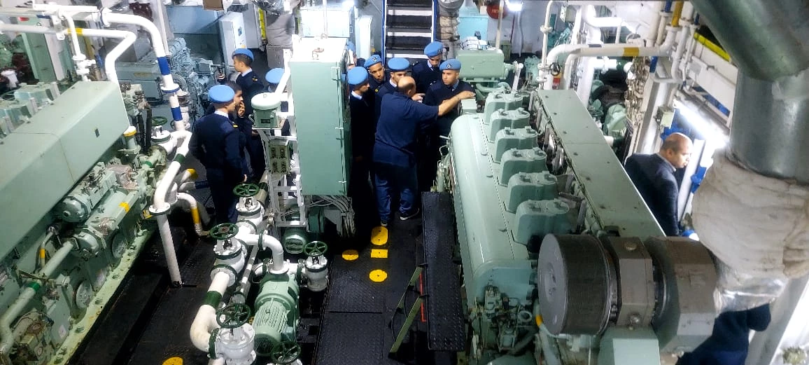 Field visit to the training ship Aida 4 on Wednesday, March 19, 20258