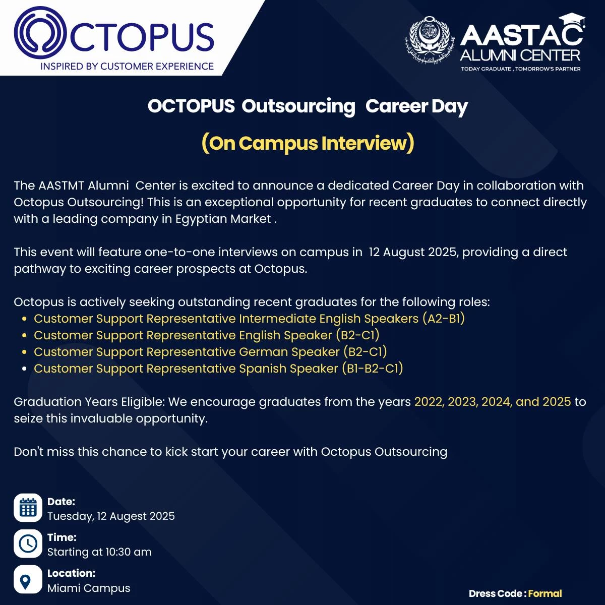 Octopus Outsourcing Career Day
