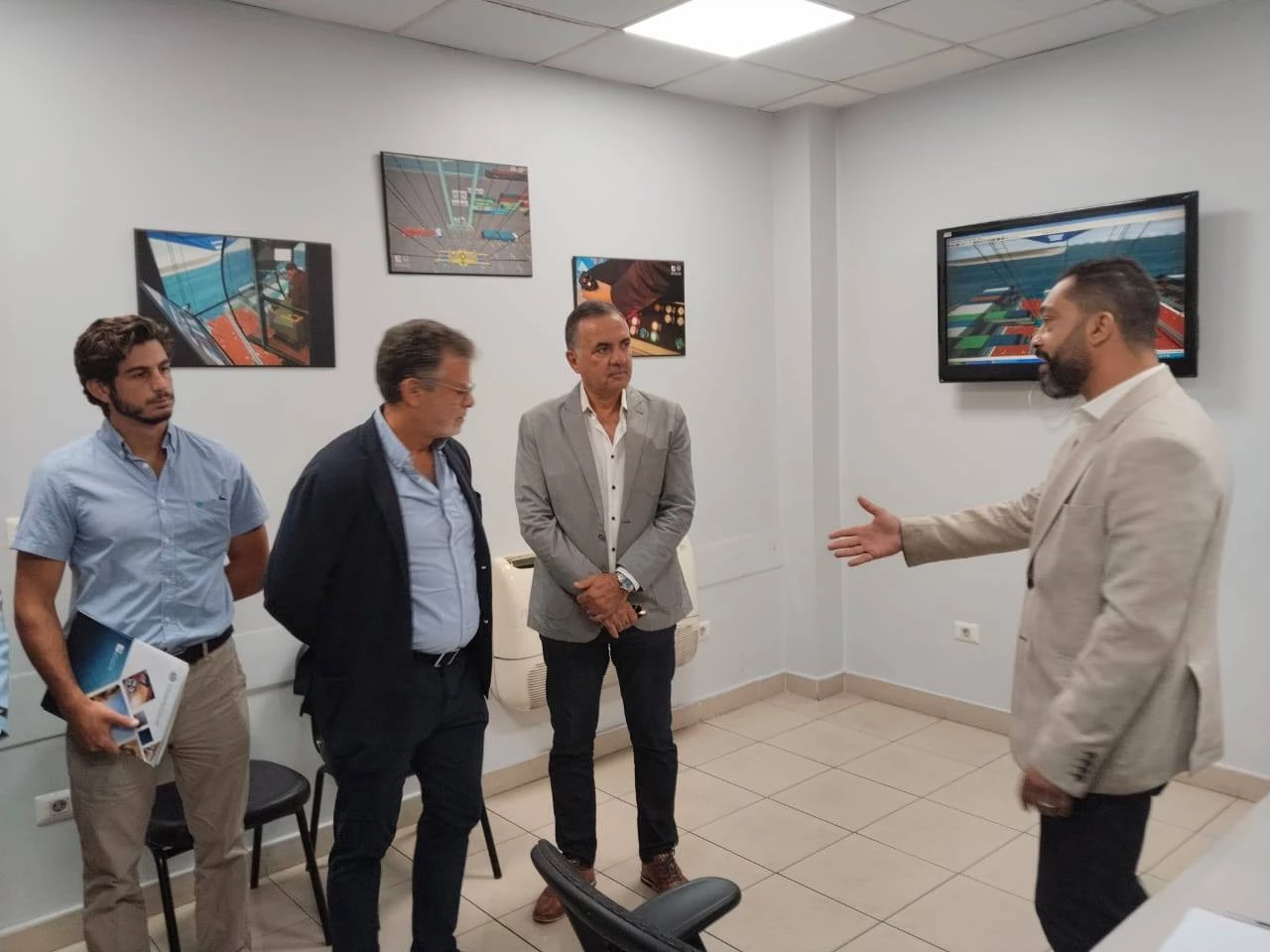 Visit of the Chairman of MAPSO Company for Marine Equipment and Supplies to the Port Training Institute3