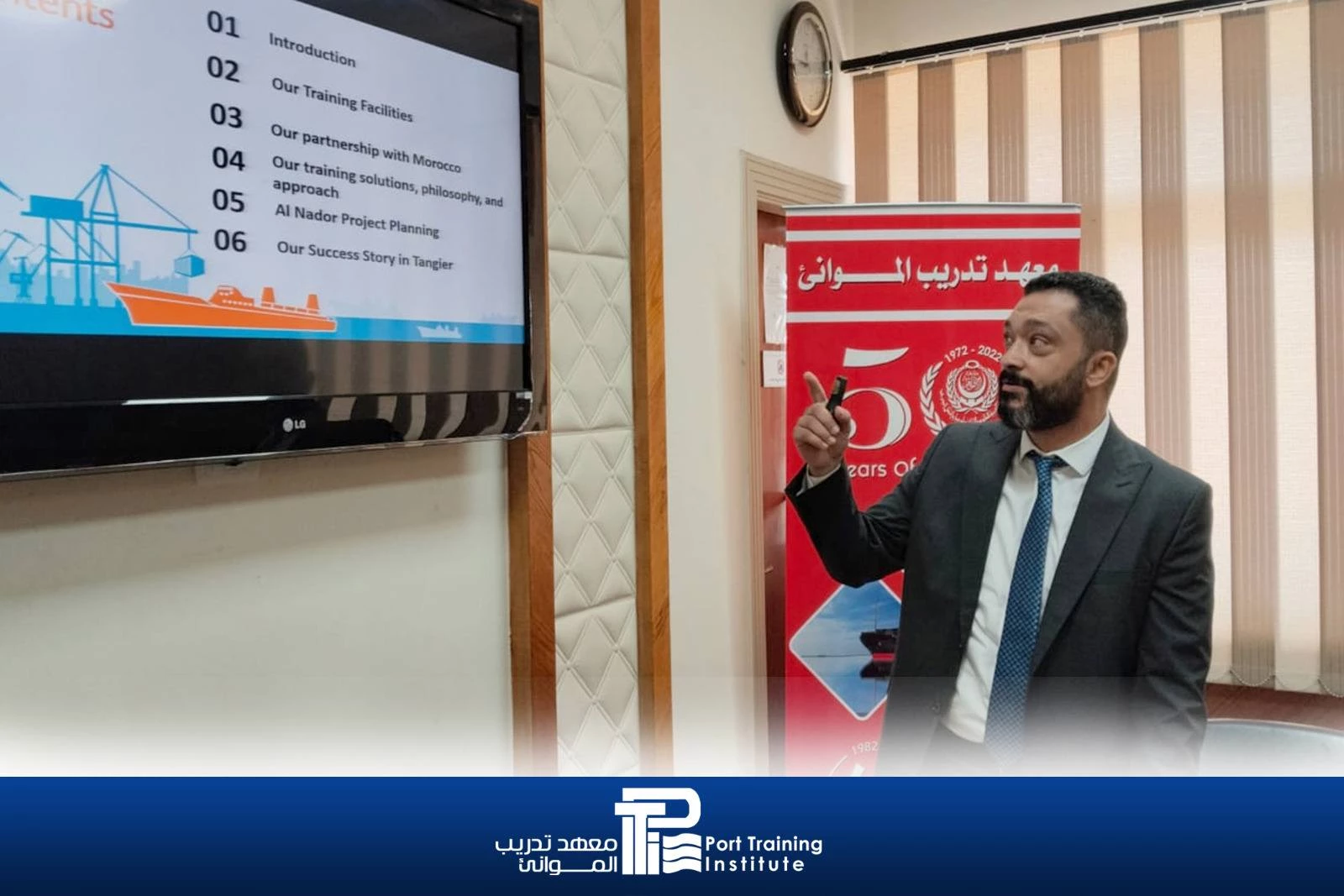 Port Training Institute Welcomes a High-Level Delegation from TIL/MSC Morocco3