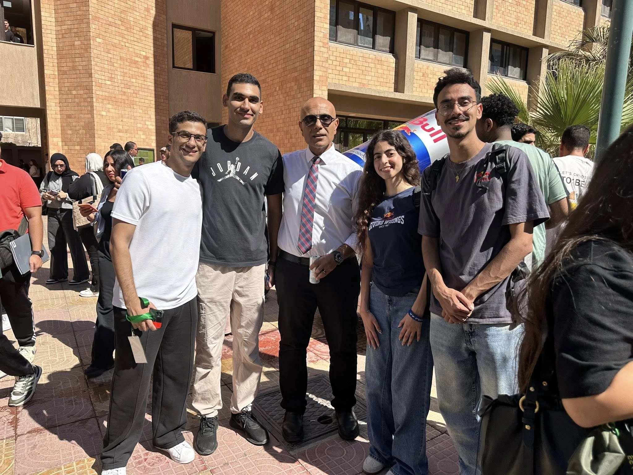 The Student Investigations Department in Miami organized a reception for new students at the Colleges of Management and Technology and Language and Media, under the auspices of the Deanship of Student Affairs and under the supervision of Red Bull and the Student Union, in celebration of the glorious October victory anniversary - Monday, October 6, 2025.29