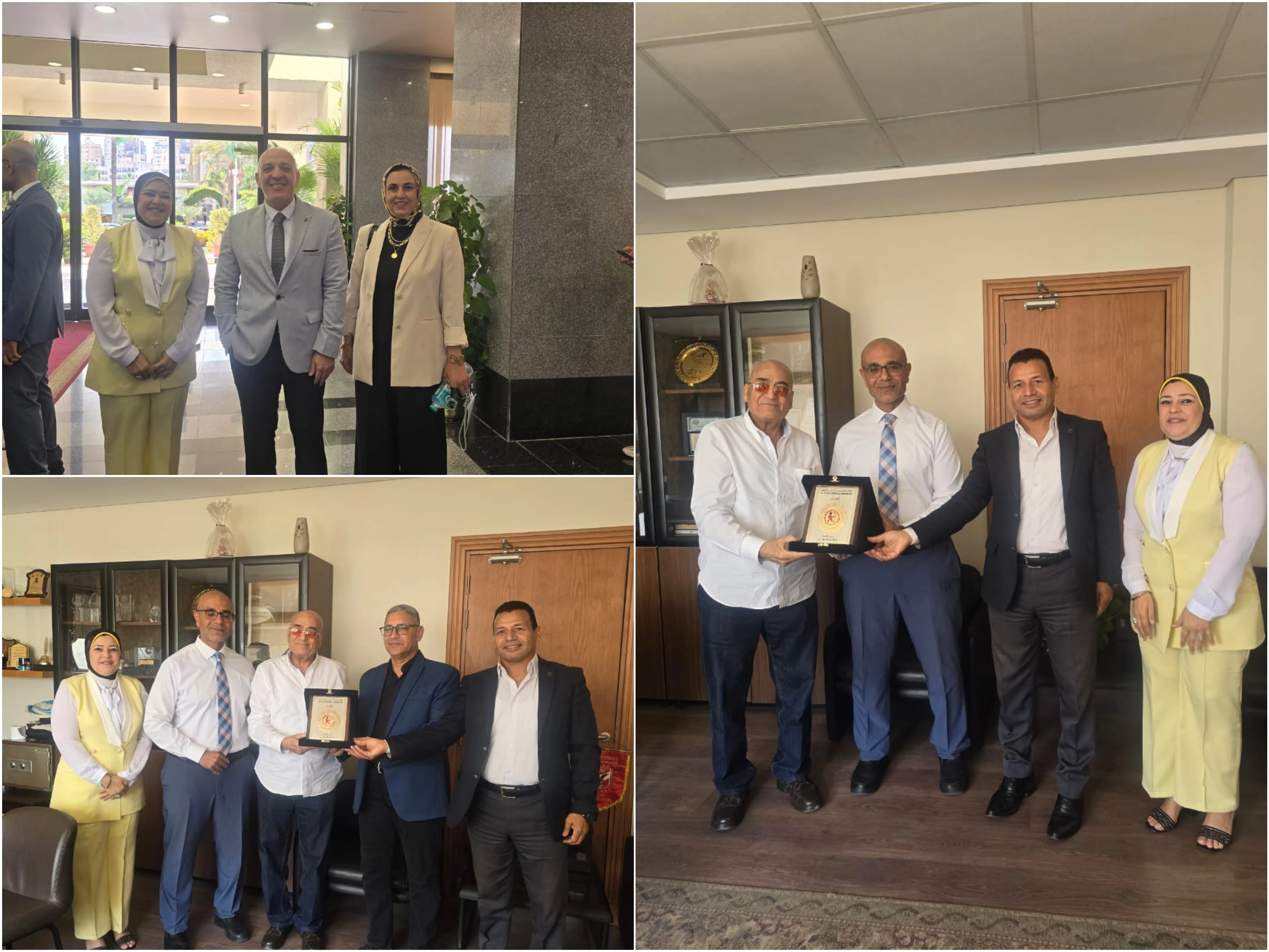 The Deanship of Student Affairs at the Academy's Presidency Building at the Arab Academy for Science, Technology and Maritime Transport organized a ceremony to honor the organizers of the Handball Championship - on Thursday, October 9, 2025.3