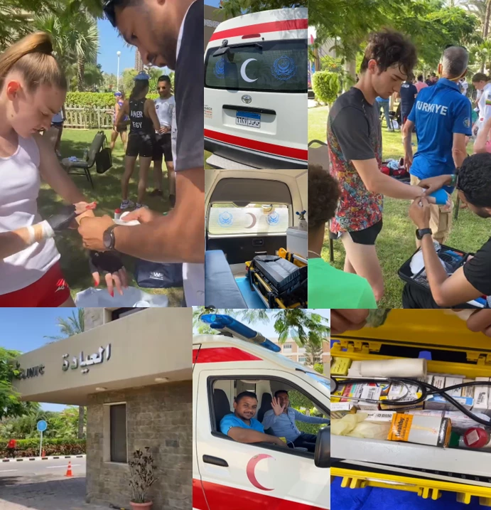 The Academy's medical team: Quick Response and outstanding care at sports tournaments.