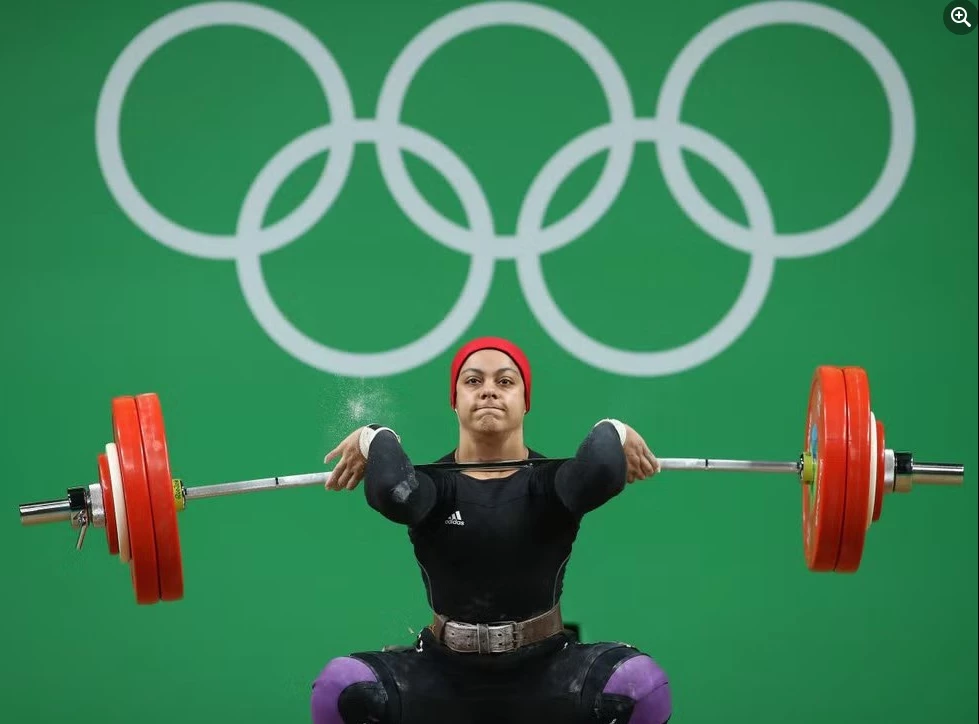 Congratulations from the president of the academy to our Olympic champion, the daughter of the Academy (Sarah Samir), the star of our national team for weightlifting, graduate of the College of international transport and logistics, port said Branch