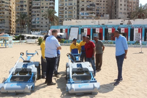 AASTMT, Nahdet Misrlaunched a pilot project to clean up Alexandria’s beaches