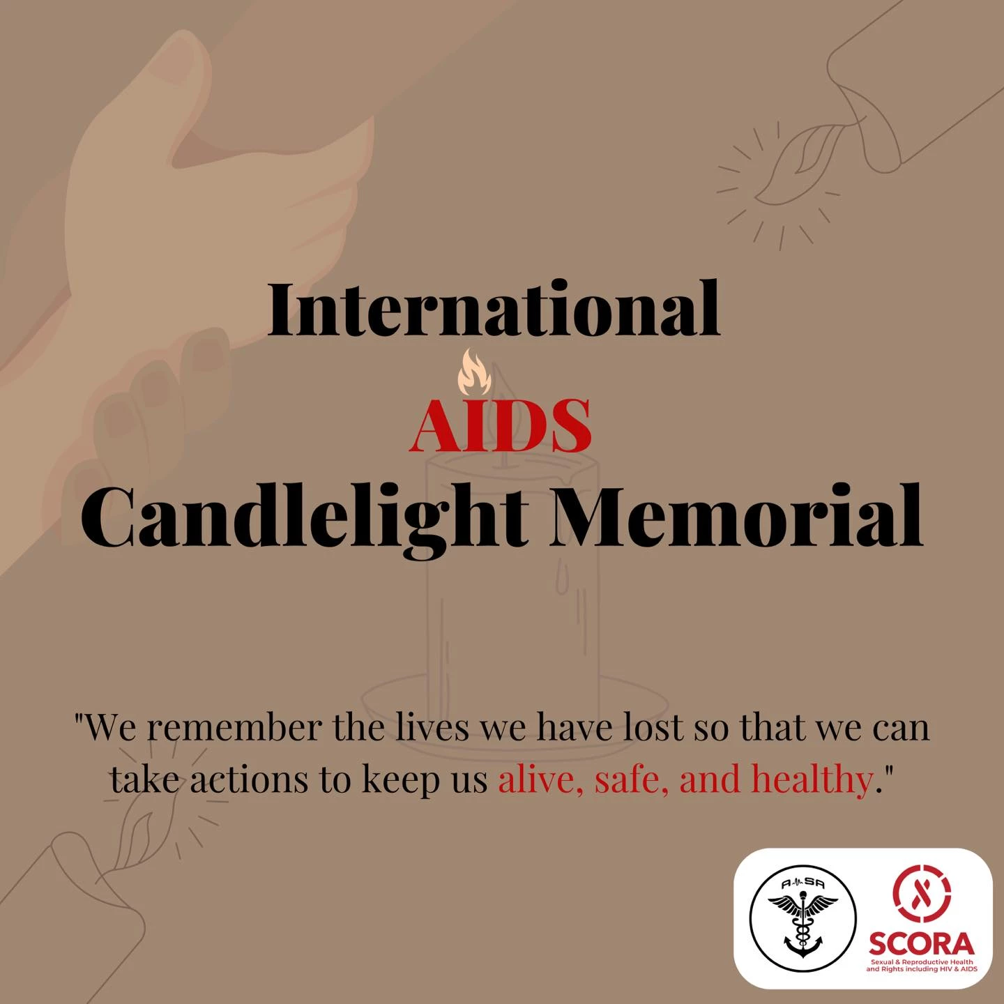 A Candle of Remembrance and Solidarity: Observing the International AIDS Candlelight Memorial