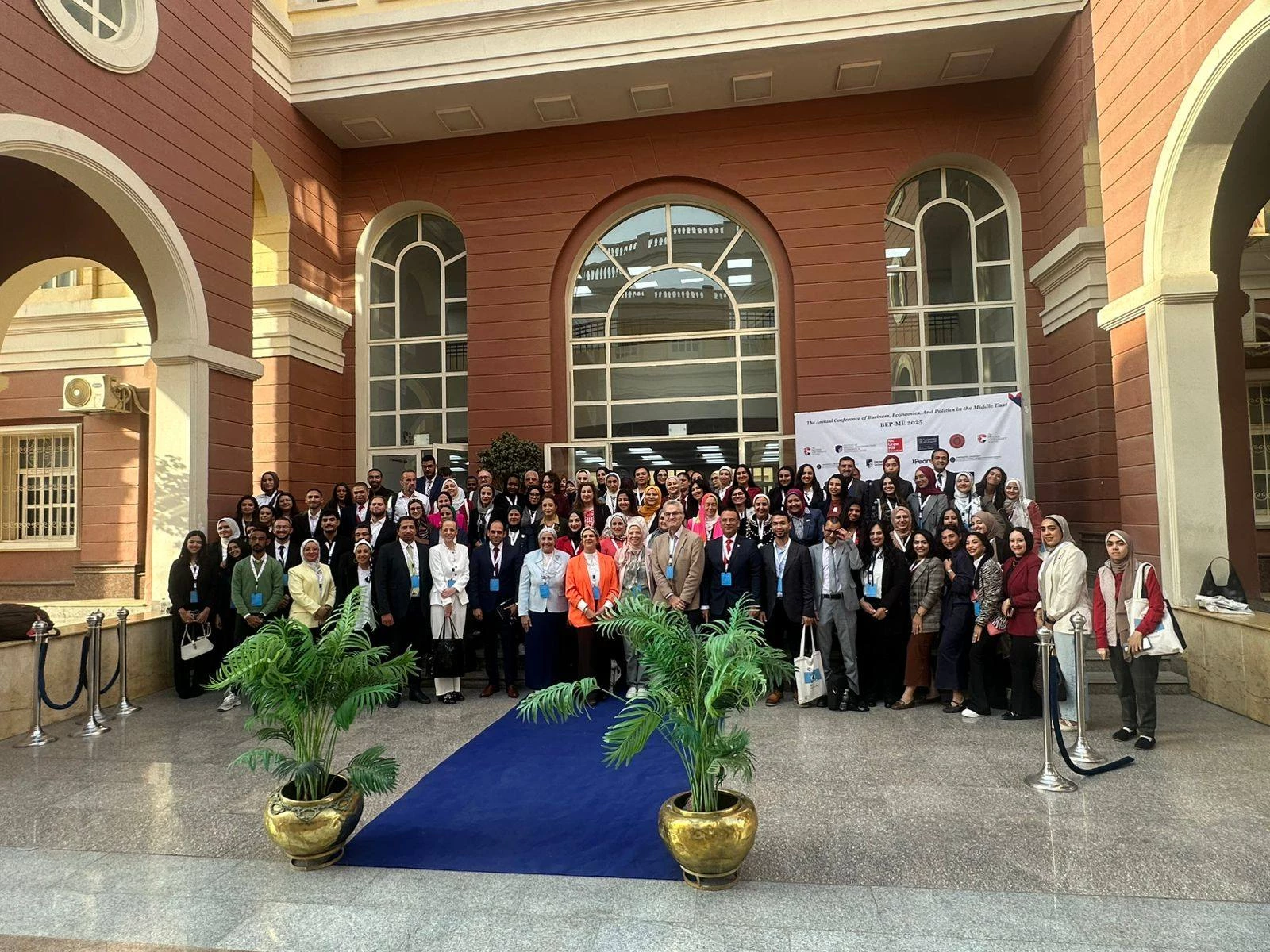 Participation of the Dean of Port Training Institute and the Research & Consultation Center as a Keynote Speaker at the Annual Conference on Business, Economics, and Politics in the Middle East, organized by the British University in Egypt3
