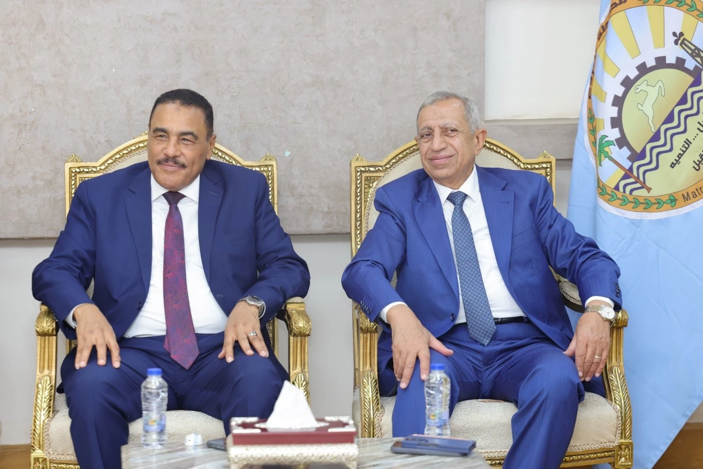 تعاون بين محافظة مطروح والأكاديمية العربية لتصميم الهوية البصرية