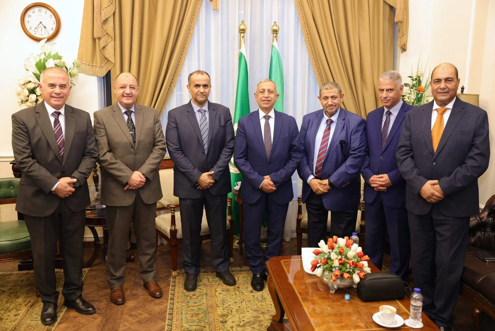 رئيس الأكاديمية العربية  يستقبل عميد كلية الدراسات البحرية بجامعة الملك عبدالعزيز بالمملكة العربية السعودية