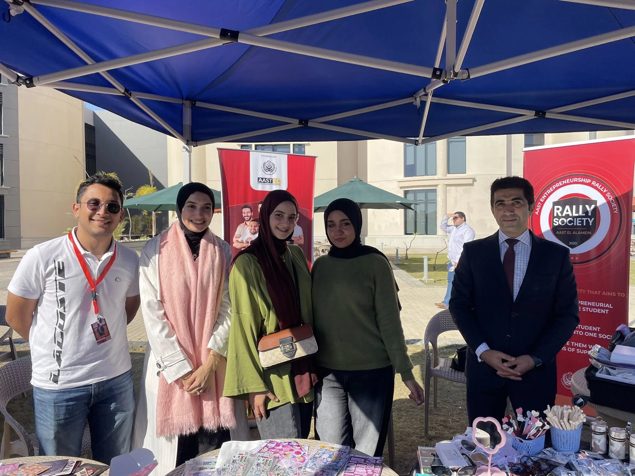 AAST Hosts Student Bazaar in Collaboration with Rally Team3