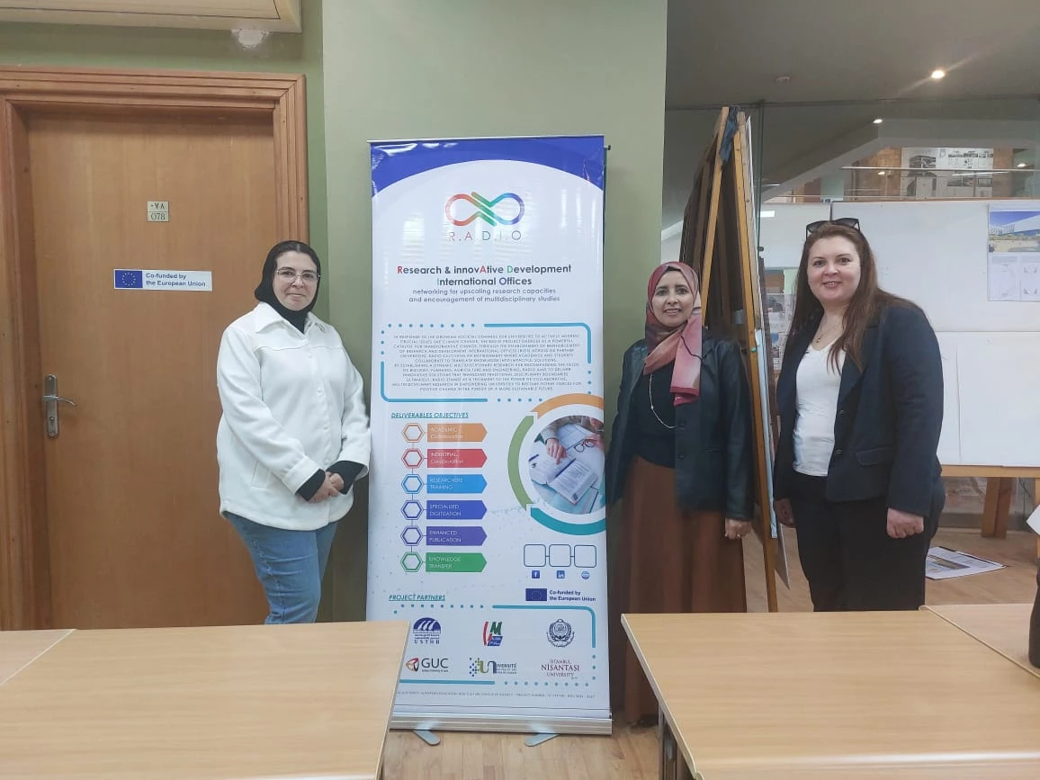 Prof Nadjia Bekkari - CO of RADIO visits Campus and Lab