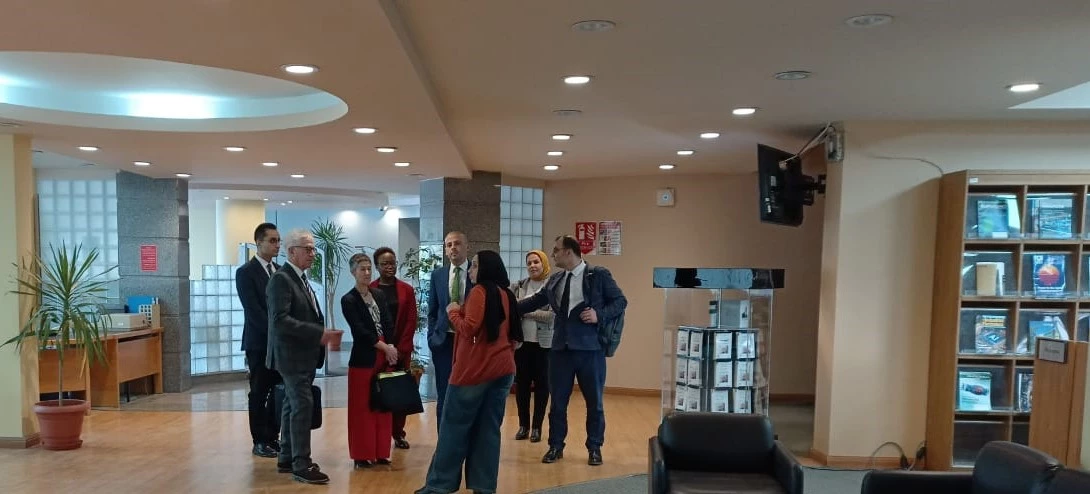 A delegation from The University of Northampton