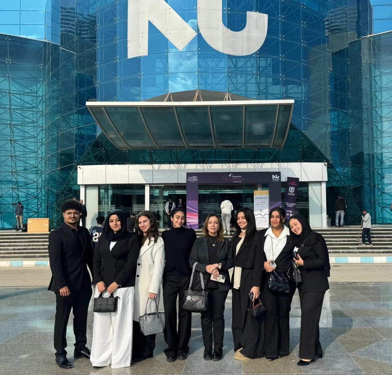 College of Language and Communication Students Shine at the 4th Egyptian Women Summit