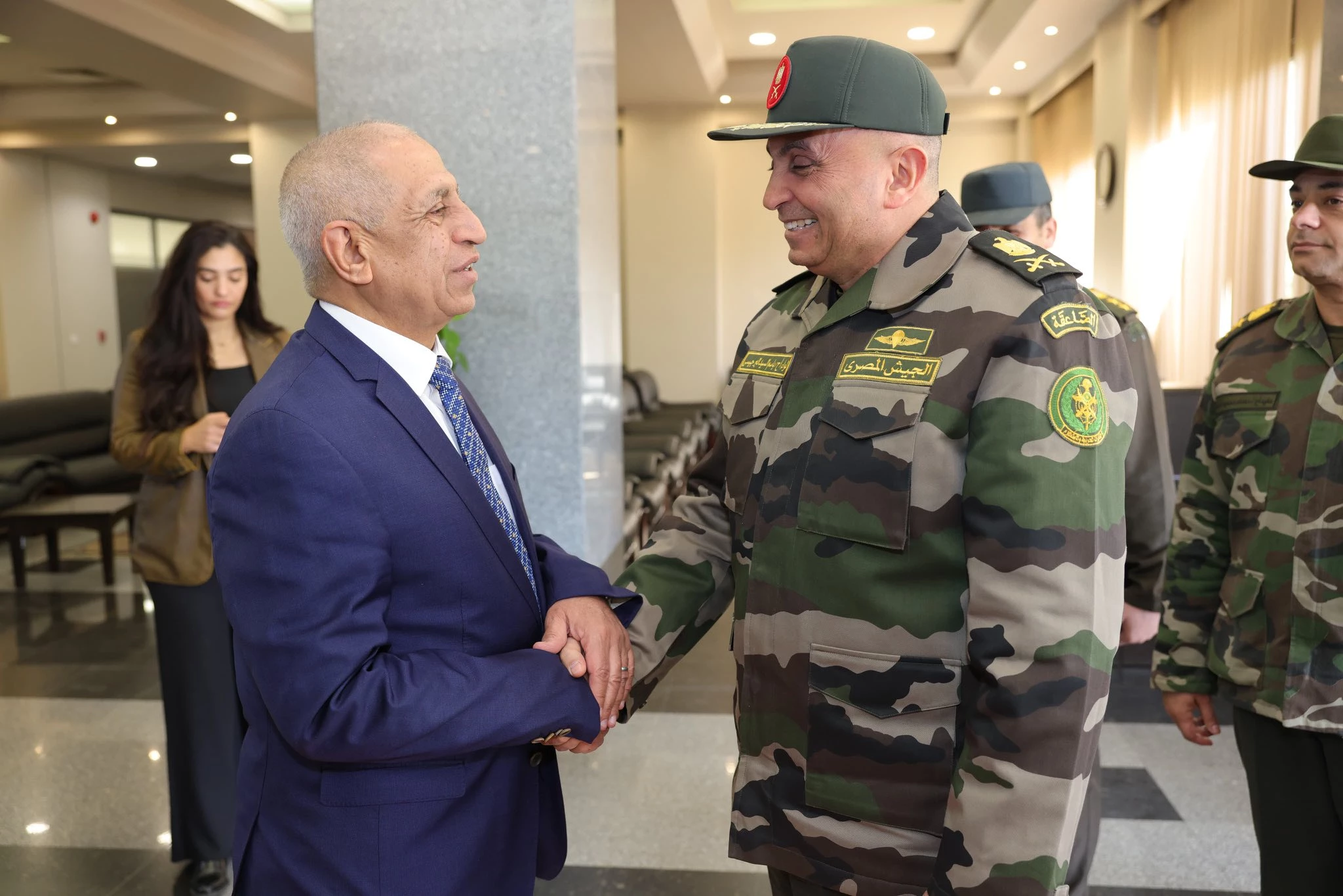 The Academy's presidency received the director of the Command and Staff College and a delegation of training courses to enhance education and leadership development on January 5, 2026.33