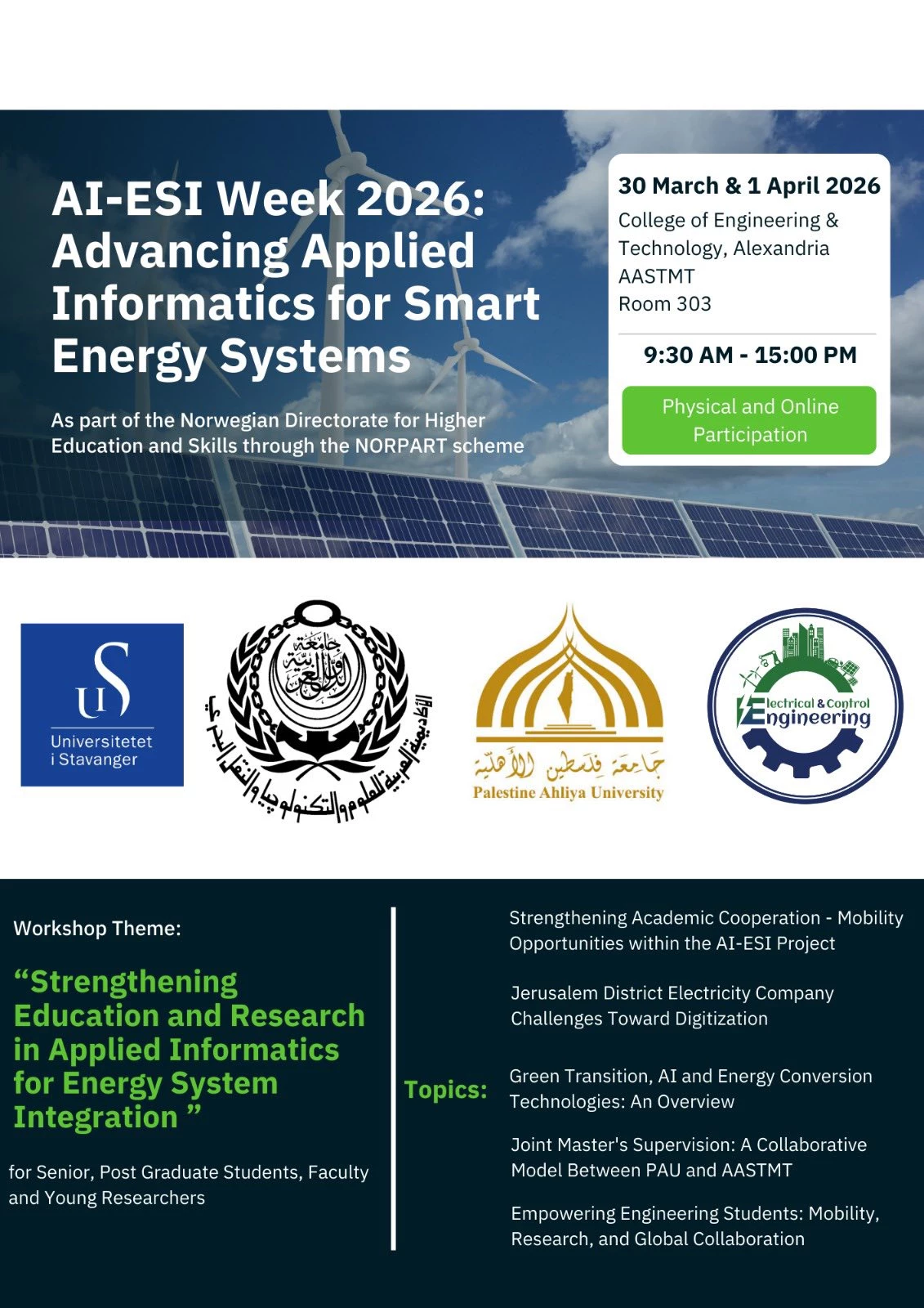 AI-ESI Week 2026: Advancing Applied Informatics for Smart Energy Systems3