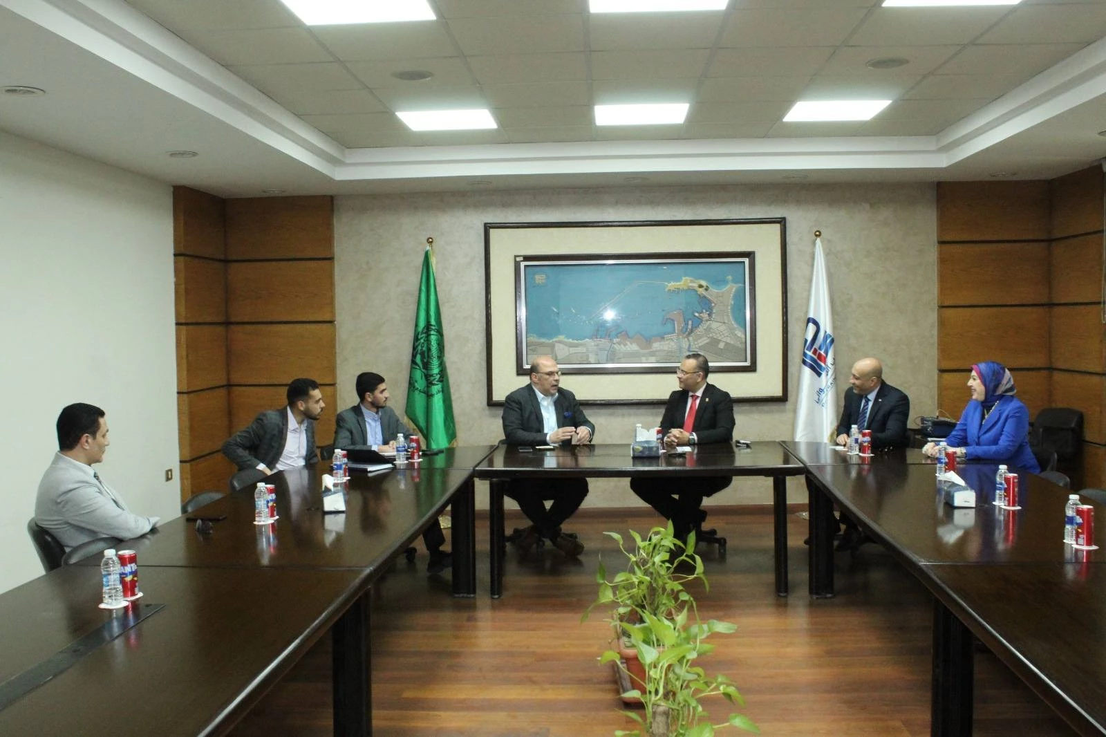 Port Training Institute Receives a Delegation from the German University in Cairo3