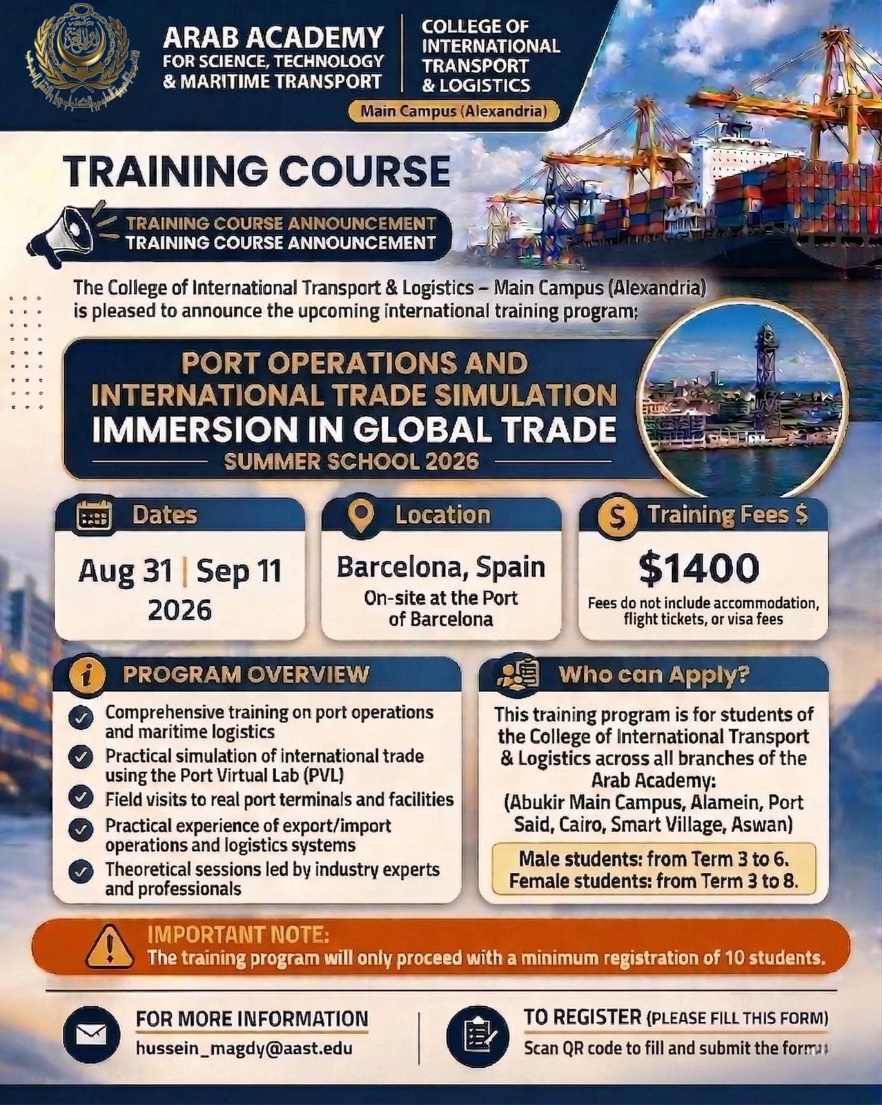 training course Spain