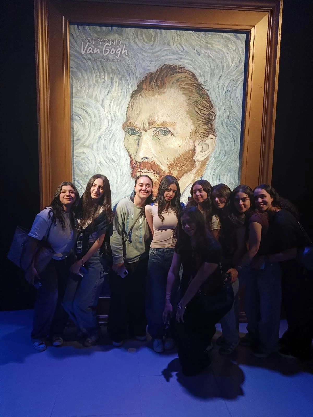 The Cultural and Social Activities Department in Abu Qir organized an educational trip for students of the Faculty of Arts and Design to the Van Gogh Permanent Exhibition in New Cairo (Fifth Settlement) to enhance artistic vision and visual creativity among the students (April 29, 2026).19