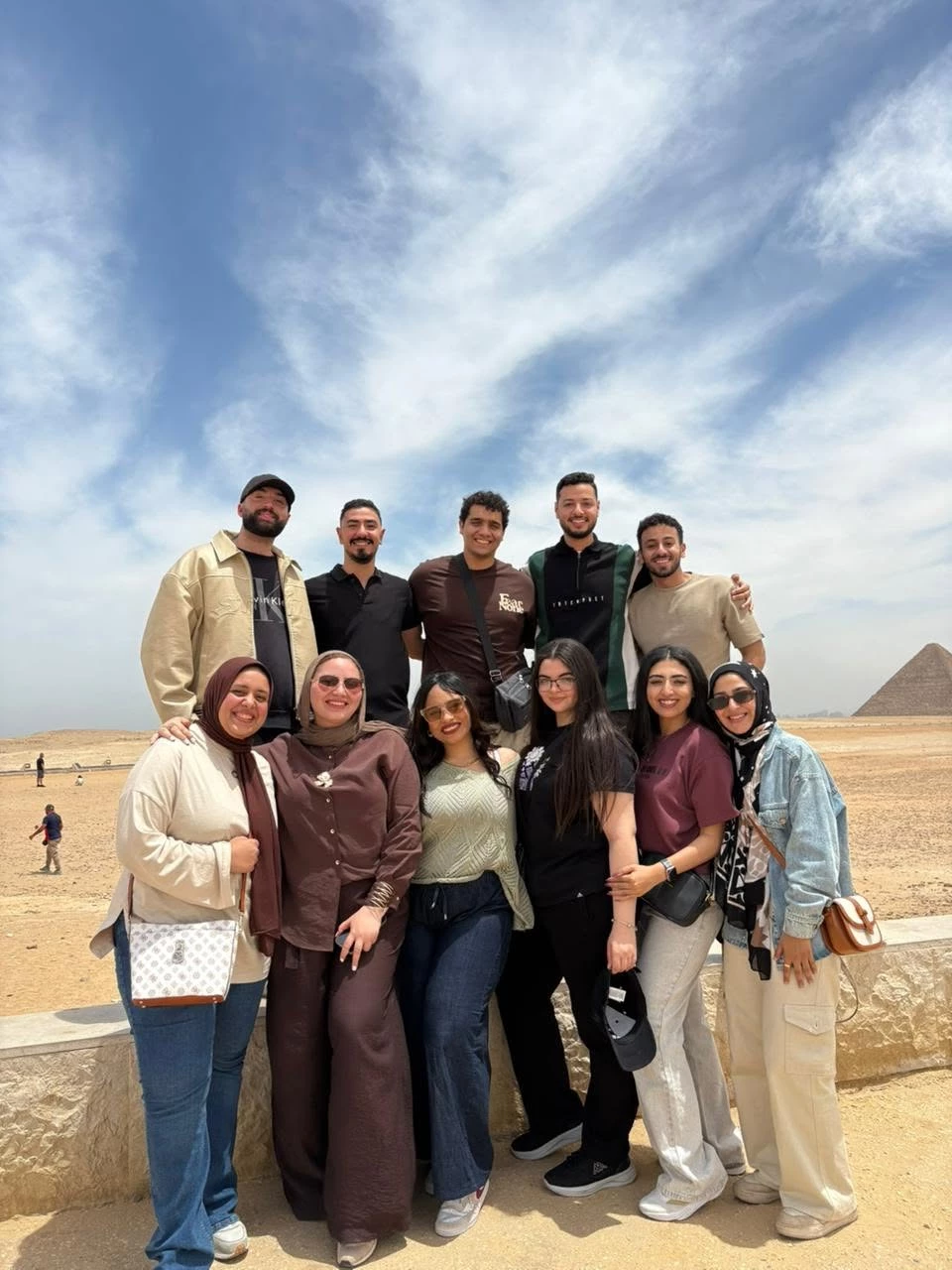The Cultural and Social Activities Department in Abu Qir organized a special recreational trip for students of the Faculty of Pharmacy in Cairo to boost their positive energy and prepare them psychologically for the end-of-semester exams on Friday, May 15, 2026.3