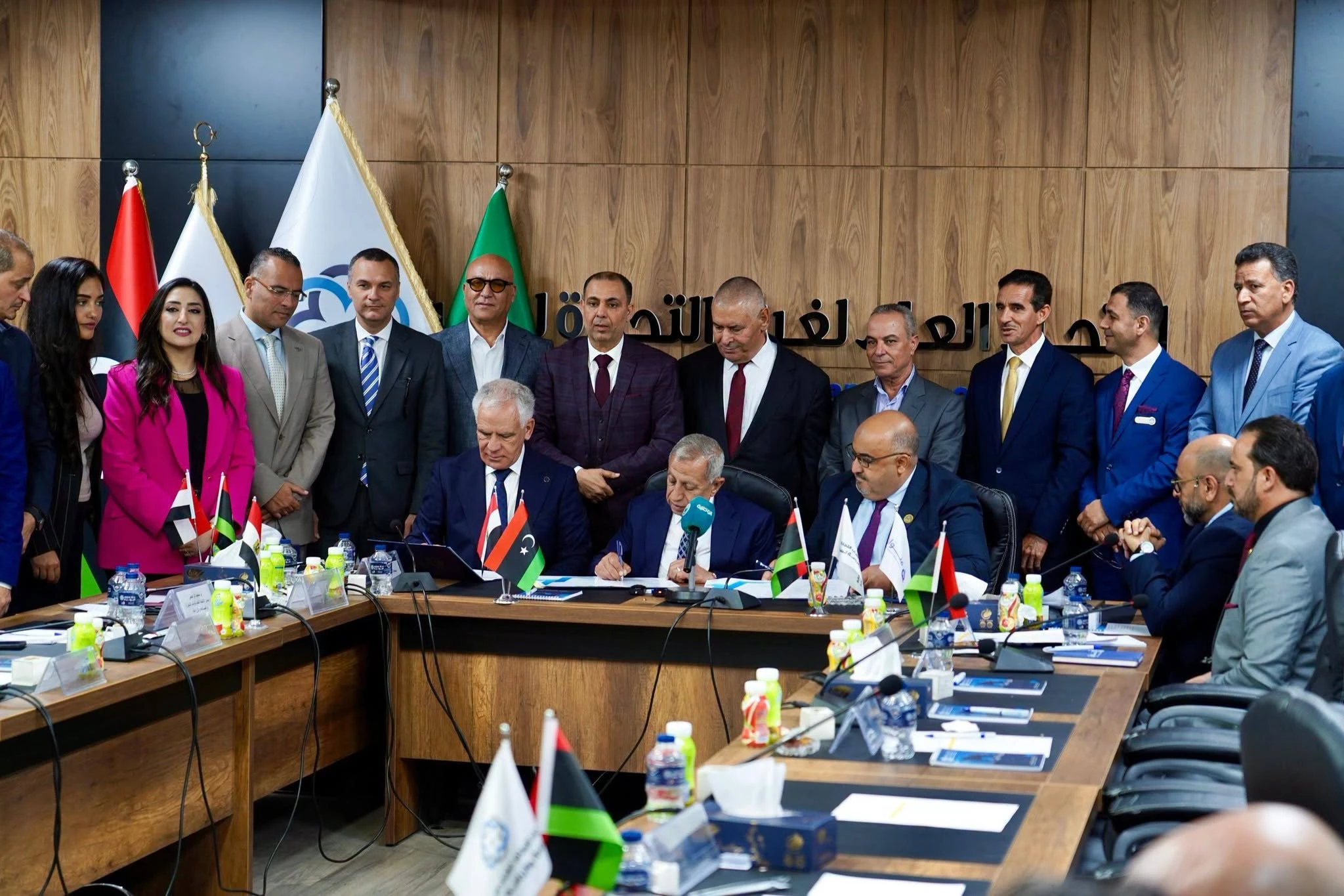 The Arab Academy Signs a Cooperation Agreement with Qanwan Company under the Supervision of the General Union of Chambers of Commerce in Libya3