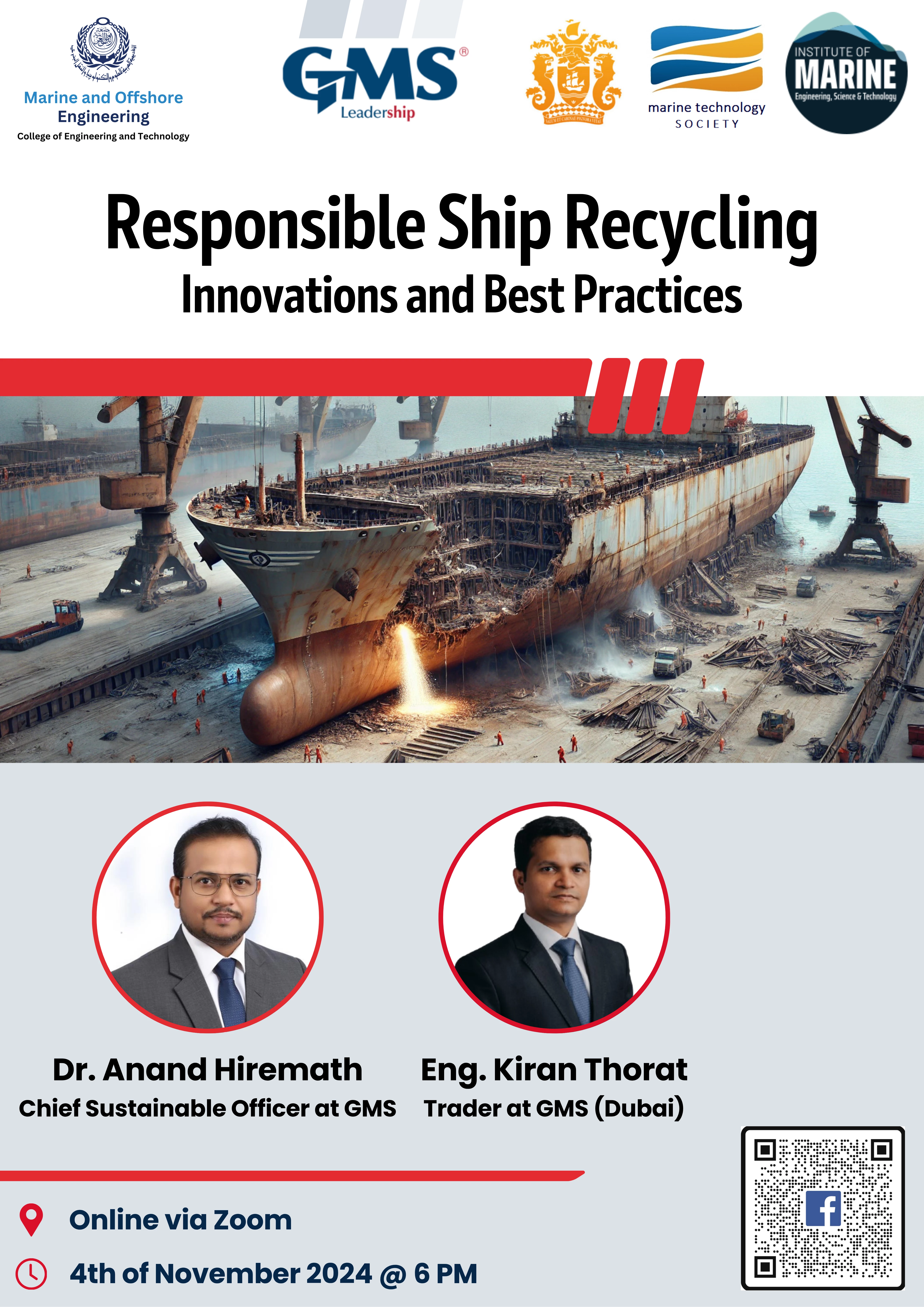 Responsible Ship Recycling-Innovations and Best Practices