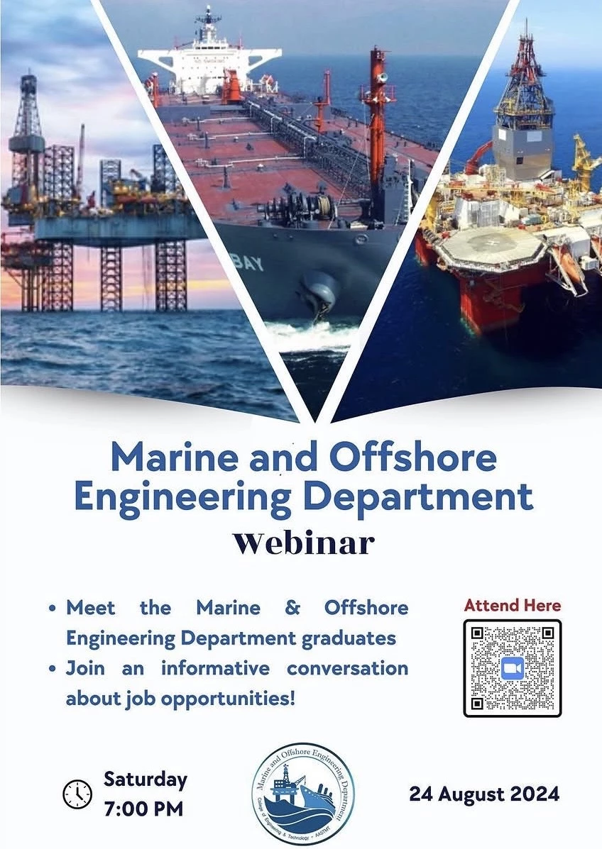 Marine and Offshore Engineering Department Webinar