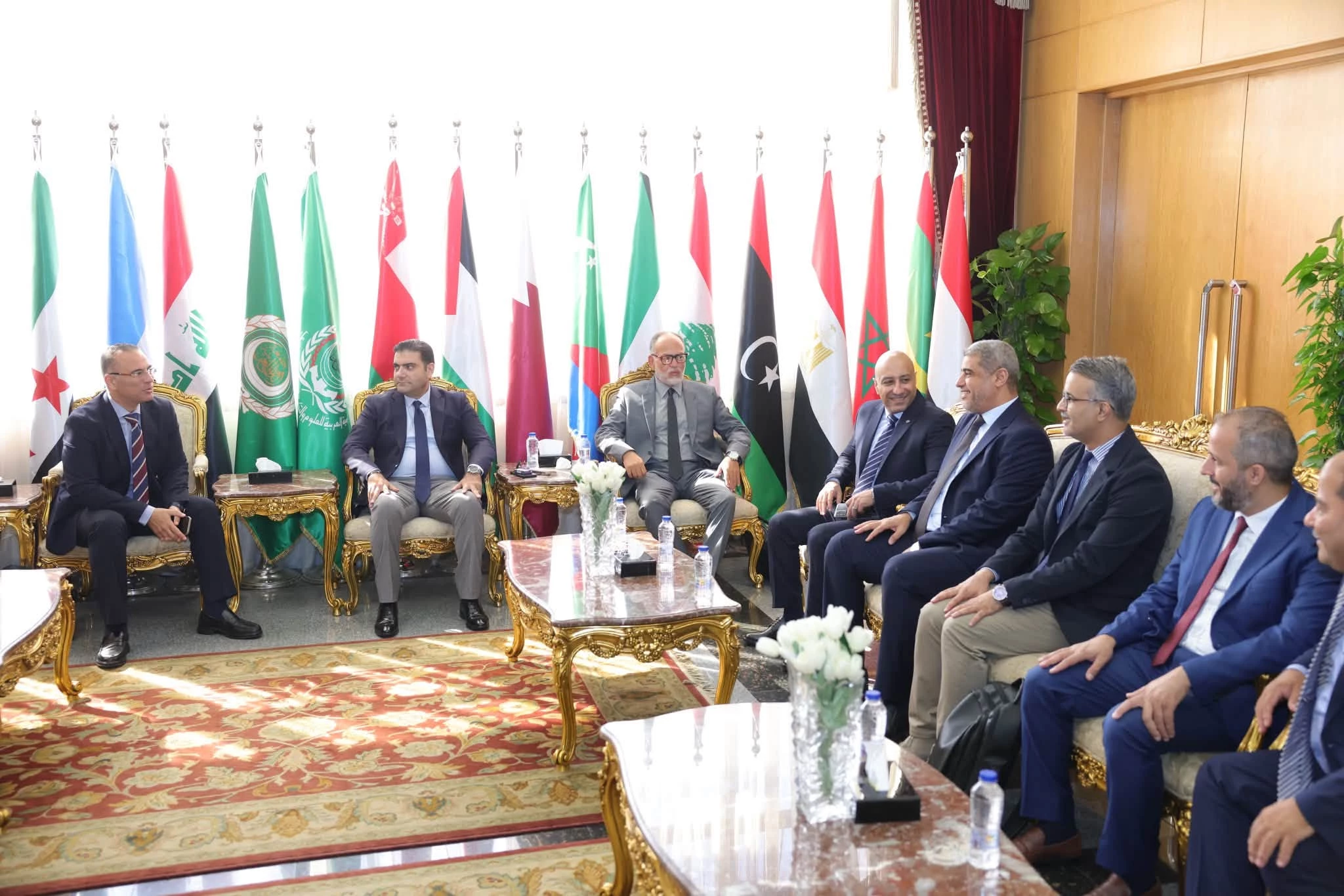 A High-Level Delegation from the Libyan National Council for Economic and Social Development Visits the Arab Academy in Alexandria3