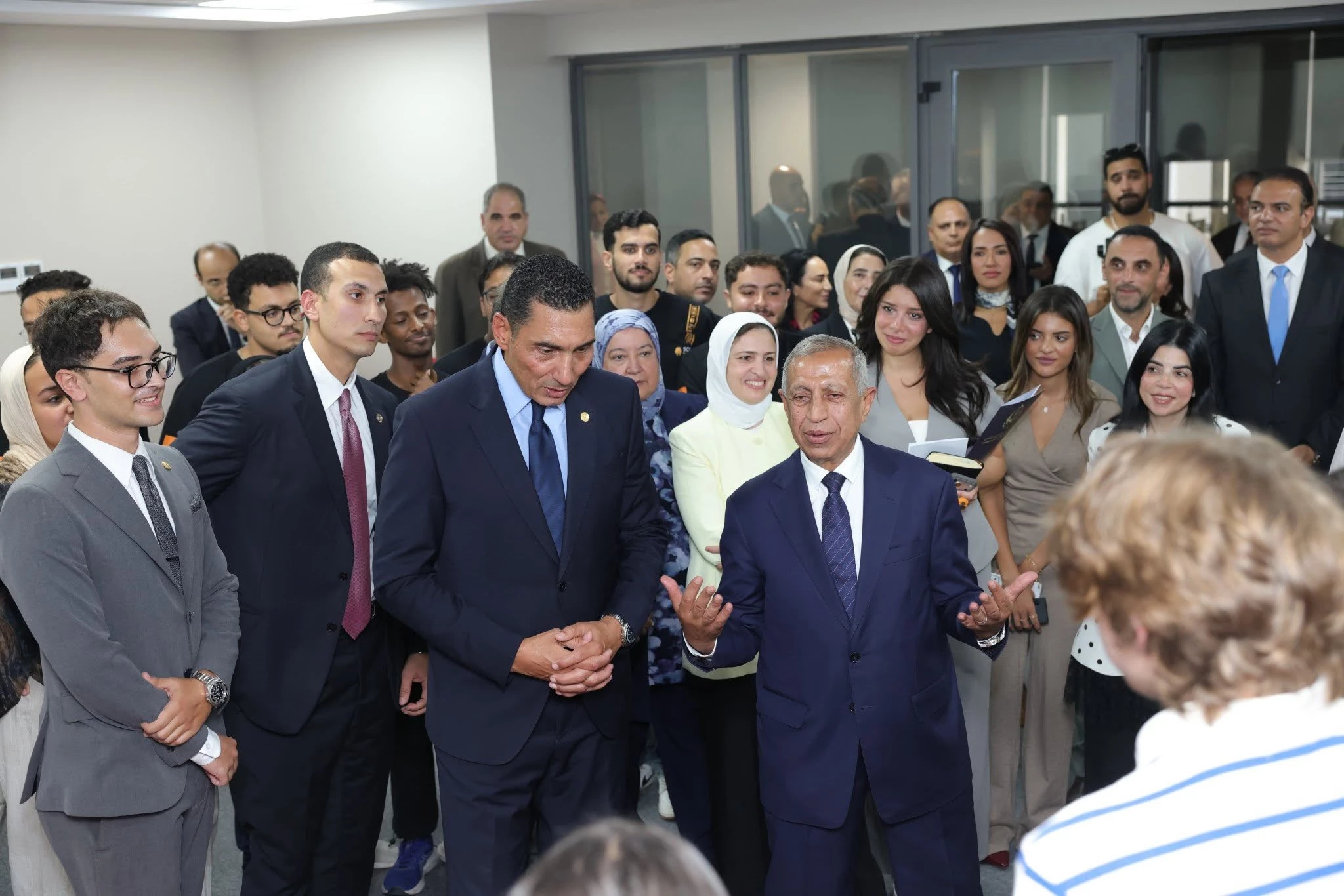 Minister of Youth and AAST President Meet International Medical Students Participating in Exchange Program at New Alamein Branch3