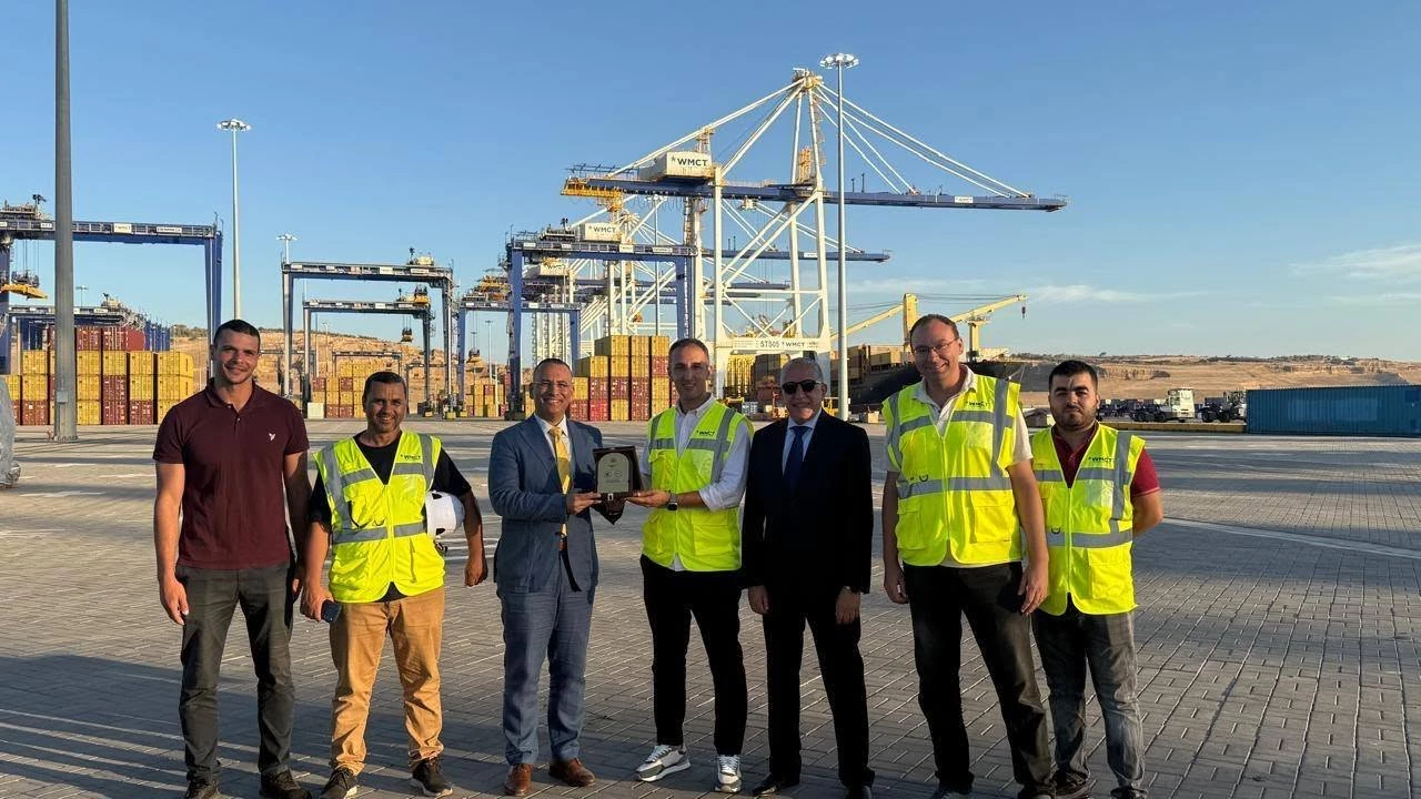 Successful Practical Training for PTI Trainees During the First Handling Operation at Nador West Med Port in Morocco3