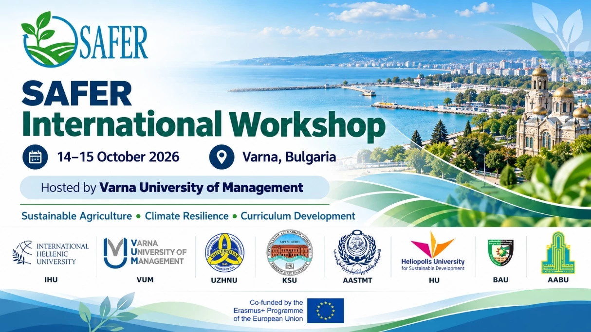 Upcoming SAFER International Workshop in Varna to Advance Curriculum Development and Sustainable Agriculture Education