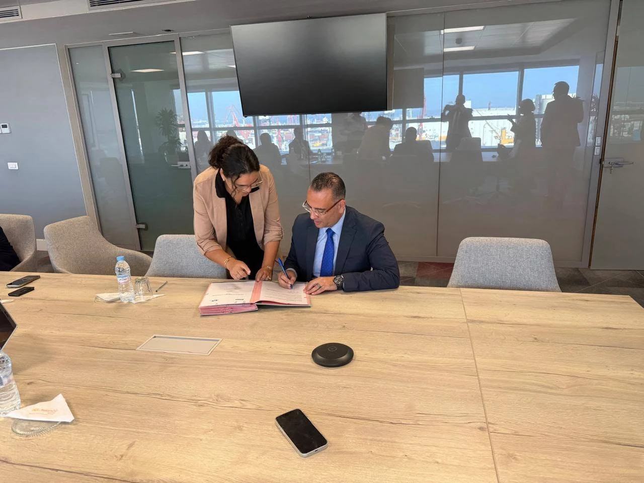 Port Training Institute at AASTMT Signs Contract to Train Crane Operators at Nador West Med Container Terminal in Morocco3