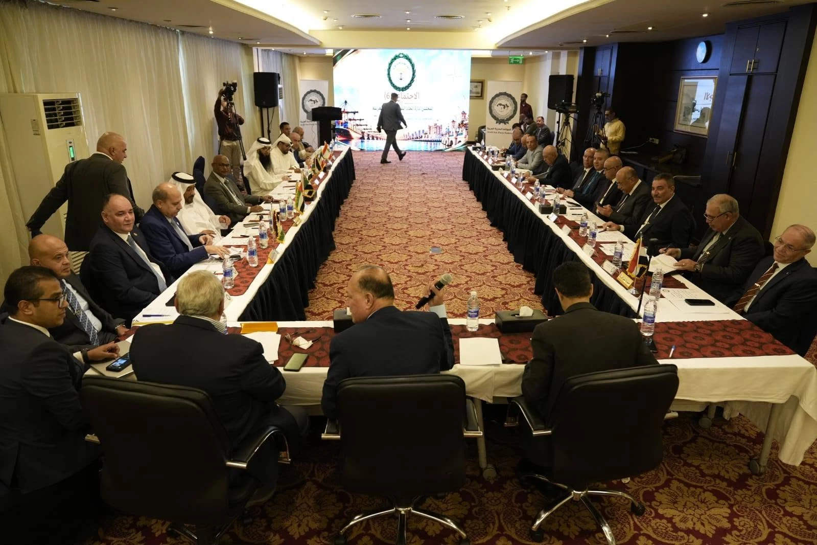 Port Training Institute at AASTMT Participates in the 65th Regular Meeting of the Board of Directors of the Arab Seaports Federation3