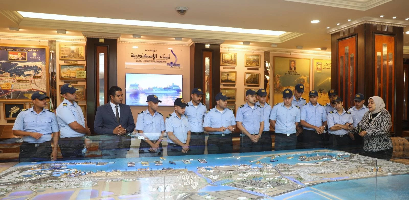 Alexandria port visit 10-2026
