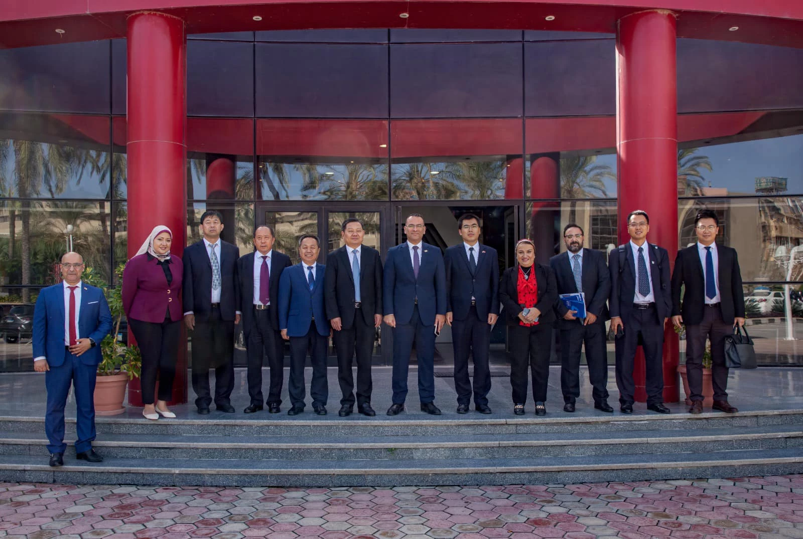Visit of a High-Level Delegation from Shandong Port Group in China to the Arab Academy for Science , Technology & Maritime Transport, AASTMT3