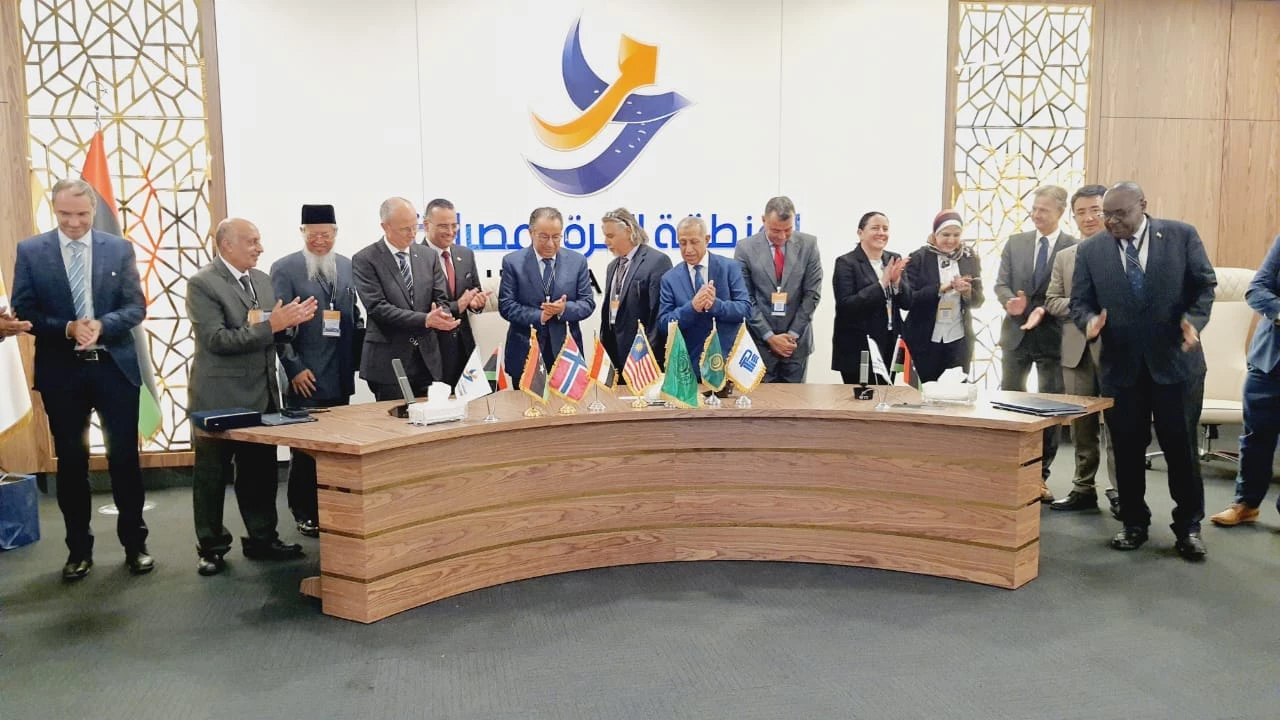Signing a cooperation agreement with the University of South East Norway on the sidelines of the North Africa International Conference and Exhibition for Ports and Free Zones6