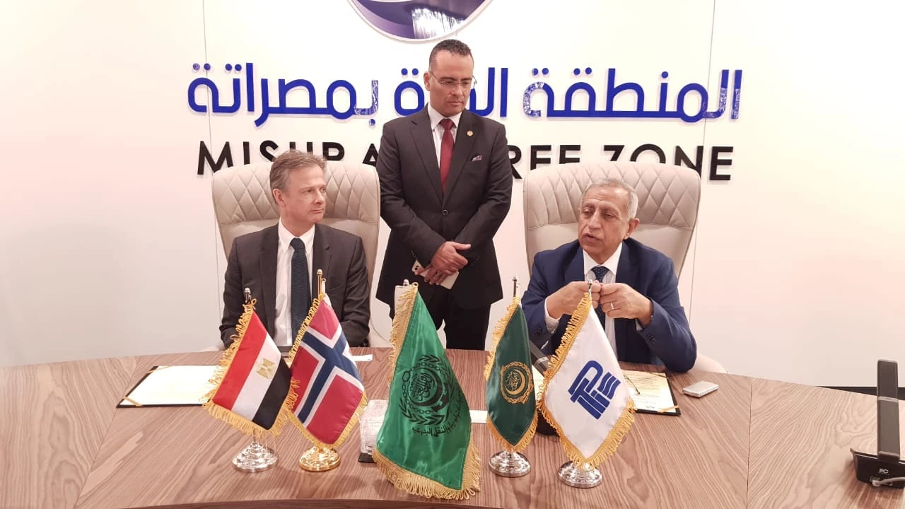 Signing a cooperation agreement with the University of South East Norway on the sidelines of the North Africa International Conference and Exhibition for Ports and Free Zones7