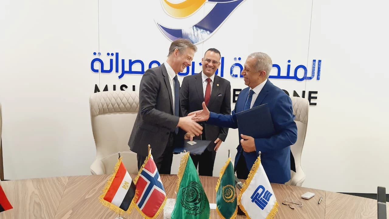 Signing a cooperation agreement with the University of South East Norway on the sidelines of the North Africa International Conference and Exhibition for Ports and Free Zones5