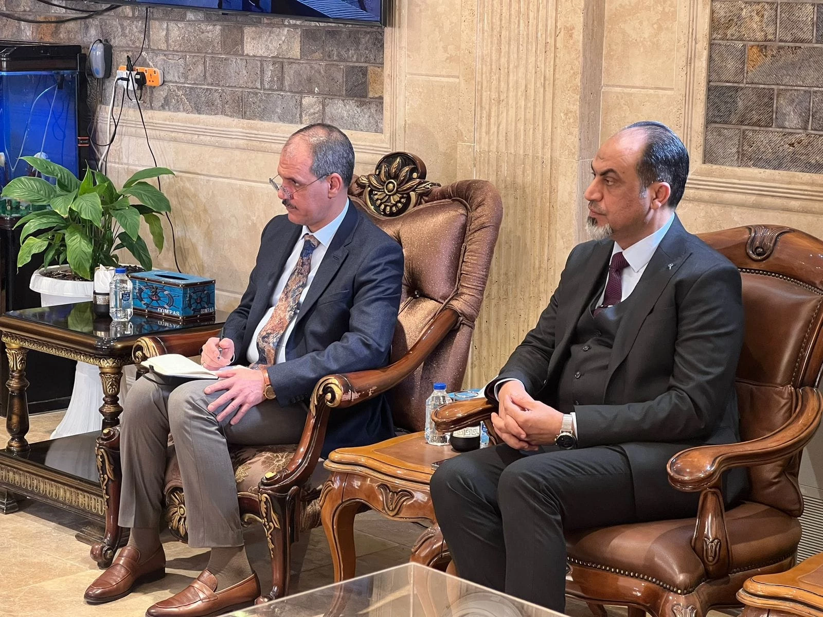 Meeting of the President of Arab Academy for Science, Technology & Maritime Transport  (AASTMT) and a Delegation from Port Training Institute (PTI) with the Iraqi Minister of Transport10