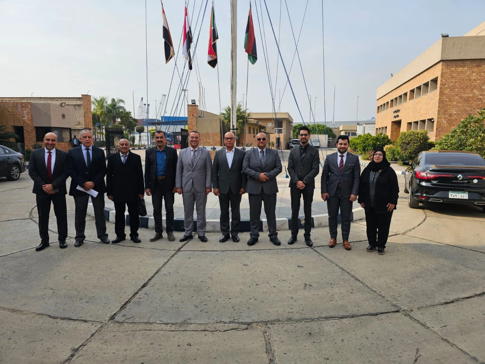 A delegation from the Iraqi Maritime Transport Company visit Port Training Institute2