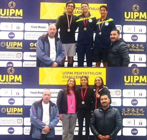Modern pentathlon within the fifth sector championship for universities
