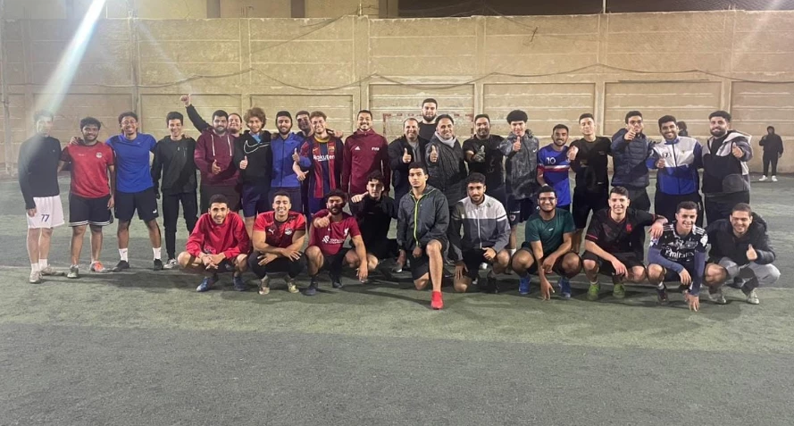 The start of the Ramadan cycle in futsal for branches (Dokki - smart village - Heliopolis) at the Academy stadiums of the Eagles Air Force Club.