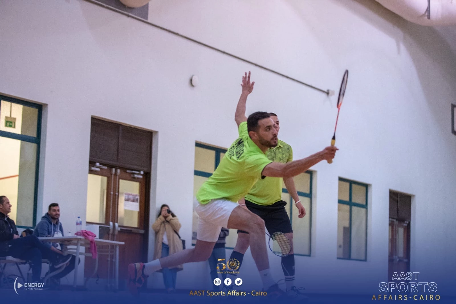 The national team of the Academy in Cairo for badminton is crowned the champion of the student championship and the runner-up of the student championship of the fifth sector of private universities4