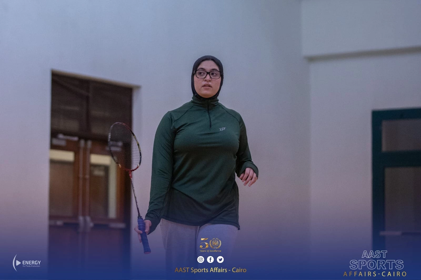 The national team of the Academy in Cairo for badminton is crowned the champion of the student championship and the runner-up of the student championship of the fifth sector of private universities4