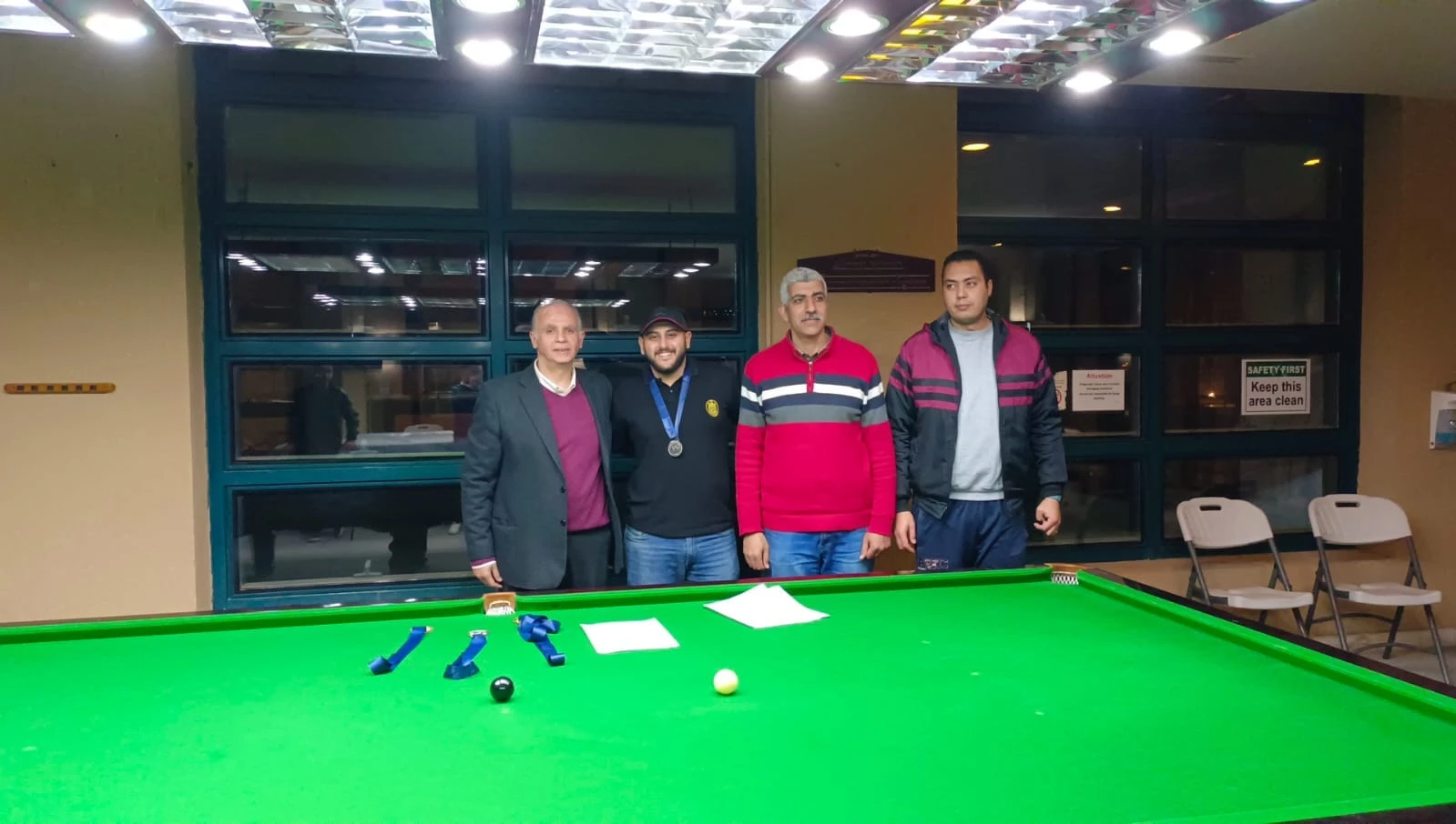 The Academy's billiards team in Cairo dominates the medals of the championship of private universities.8