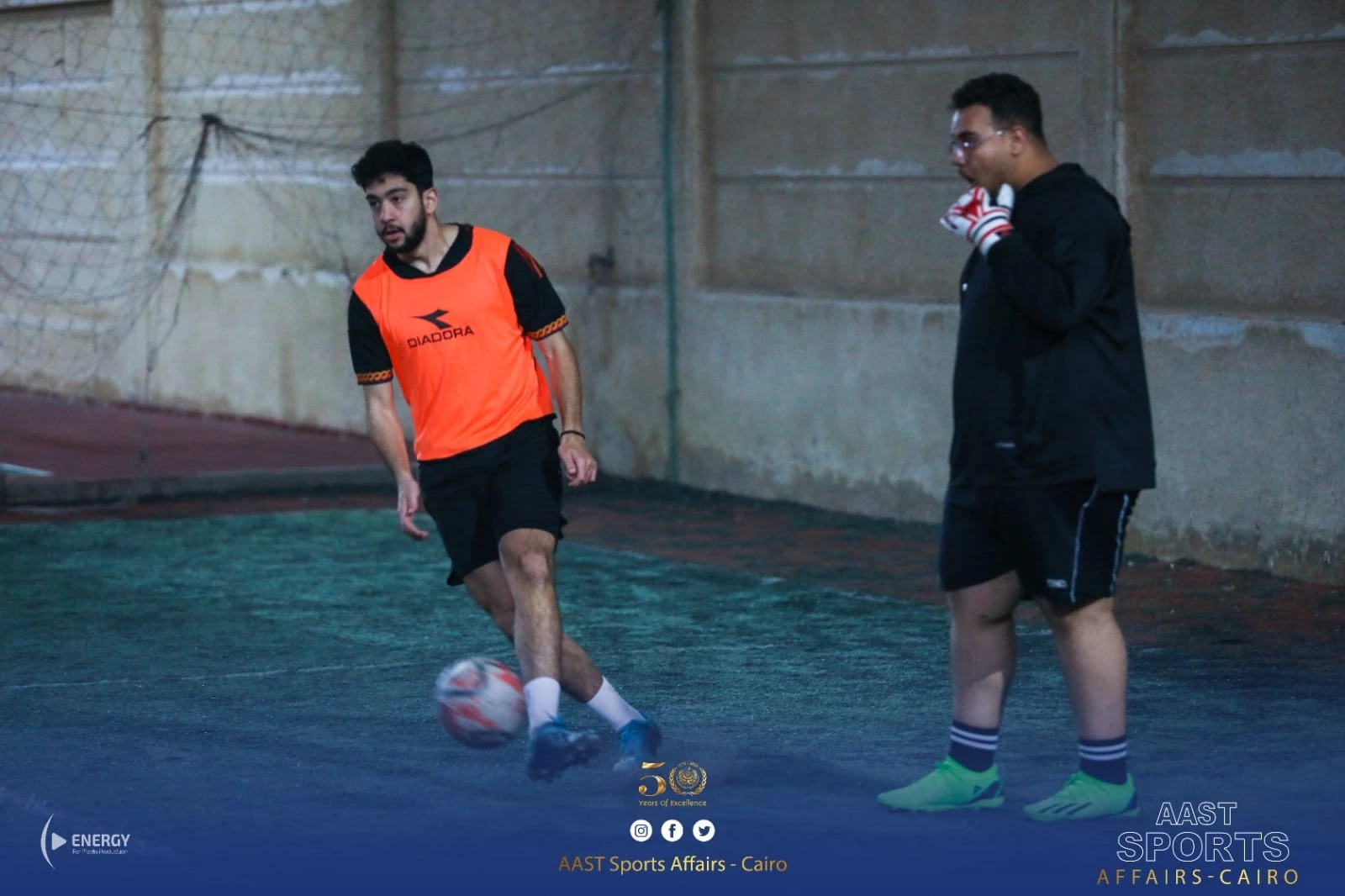 Activities of the Ramadan football pentathlon course for Academy students in Cairo branches2
