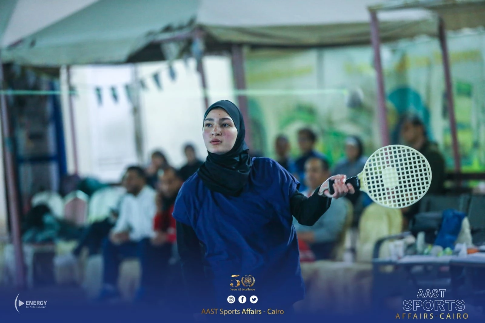 The academy was crowned in Cairo with the first place Cup in the student championship and the first place Cup in the female student championship in the private universities Speedball Championship4