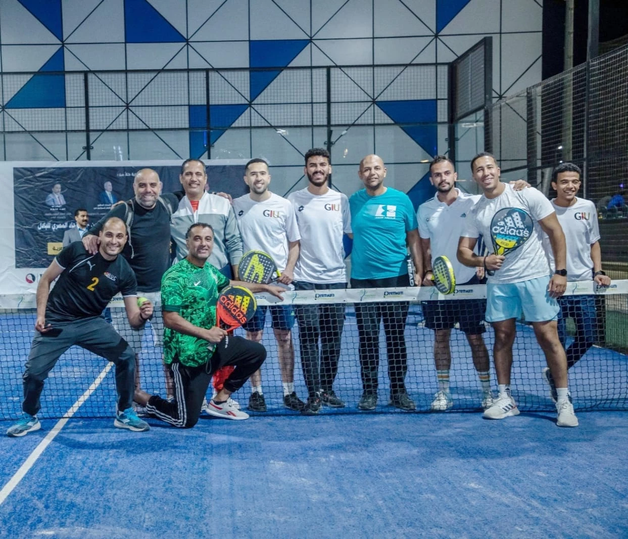 The Arab Academy organizes the first sports championship for employees of Egyptian private universities in Padel sports3