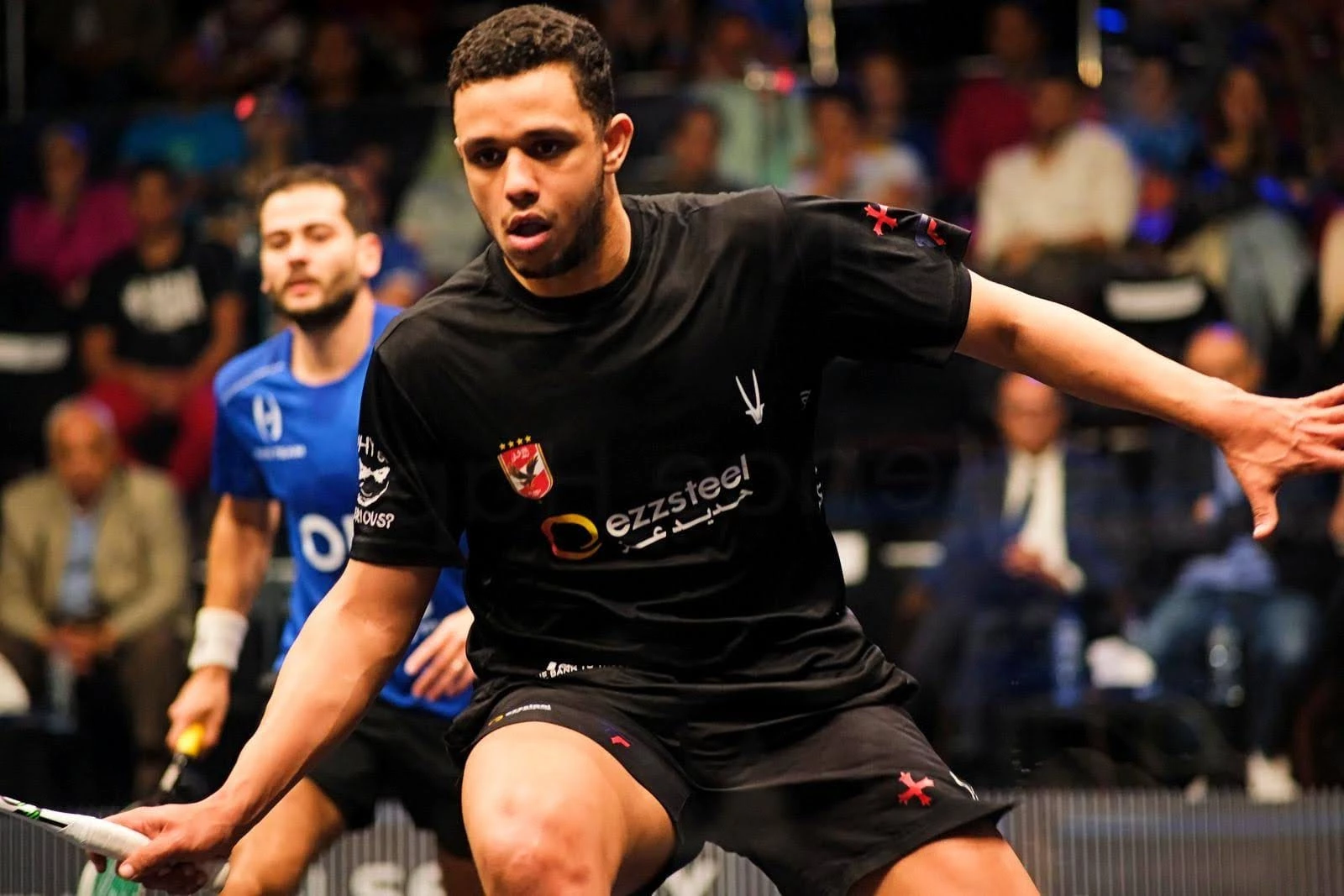 Mustafa Assal, the son of the Academy, the second seed of the Black Ball Open Championship 2024, succeeds in cutting the qualifying card to the final of the tournament